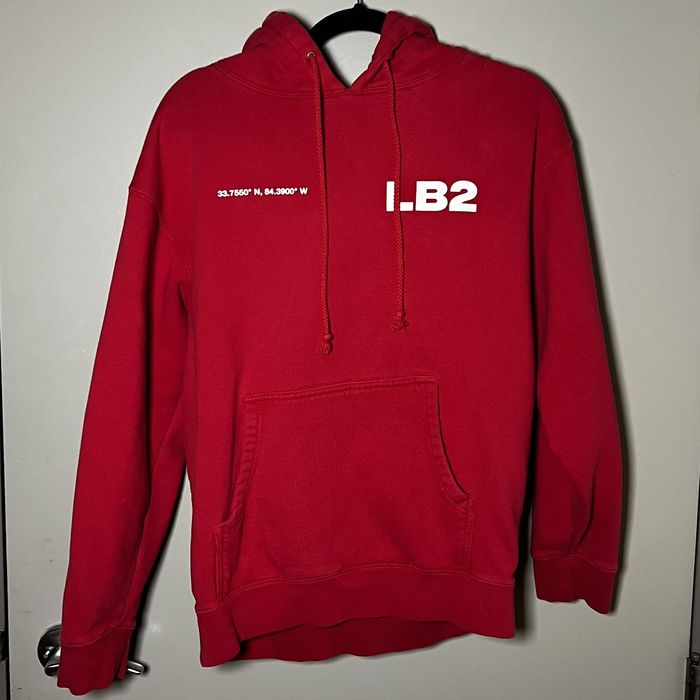 Lil Yachty LB 2 COORDINATES RED HOODIE