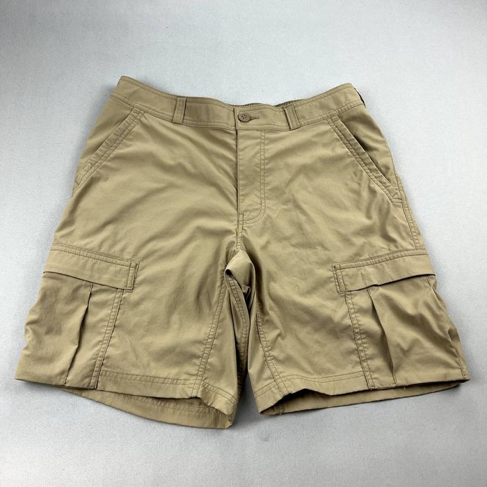 Rei REI Cargo Shorts Mens 34 Tan Chino Stretch Hiking Outdoor | Grailed