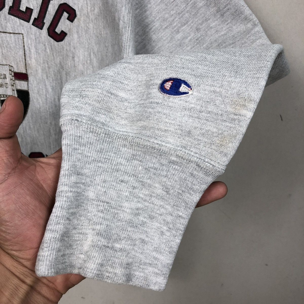 Champion × Vintage Vintage 90s Champion Reverse Weave Catholic University Size US M / EU 48-50 / 2 - 8 Thumbnail