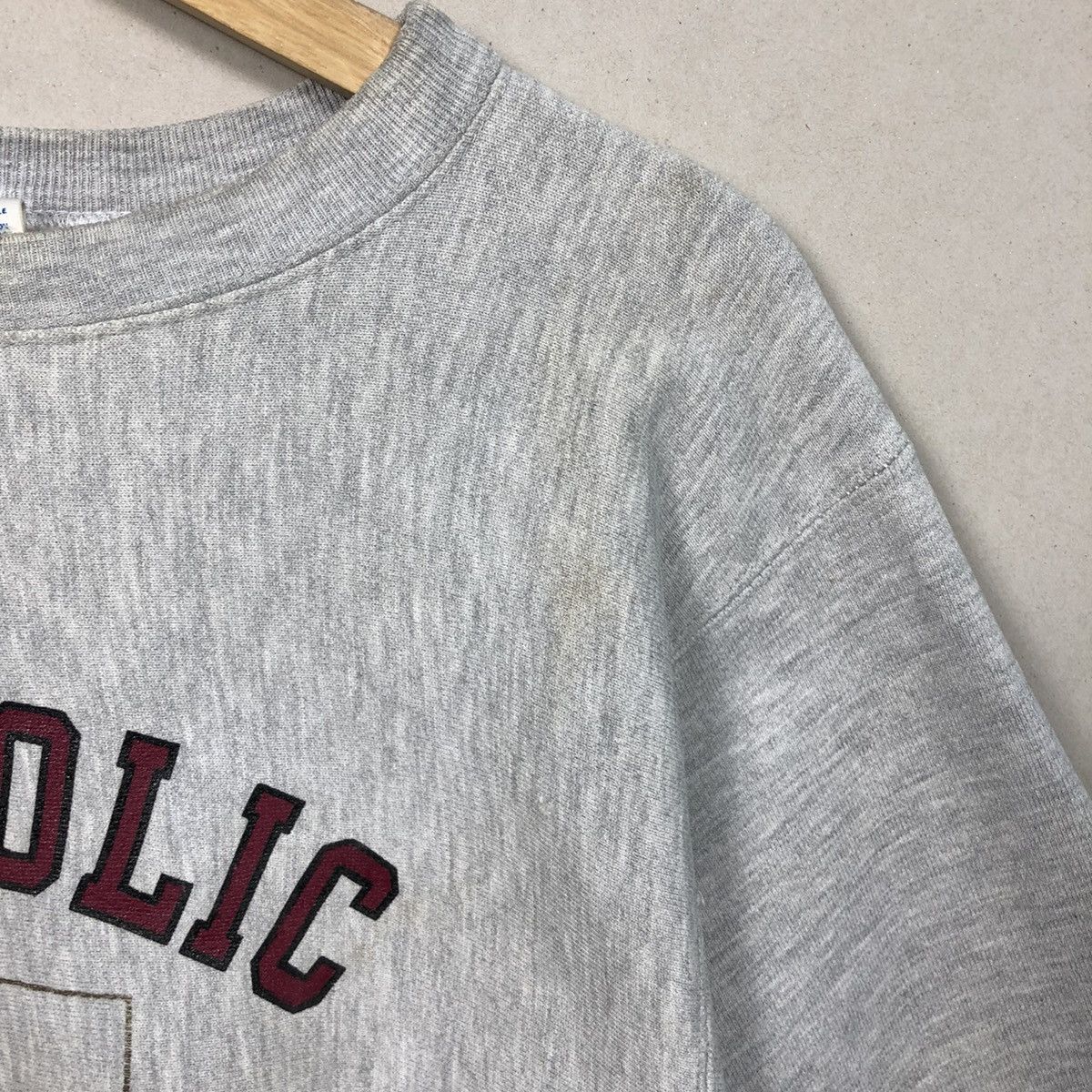 Champion × Vintage Vintage 90s Champion Reverse Weave Catholic University Size US M / EU 48-50 / 2 - 7 Thumbnail