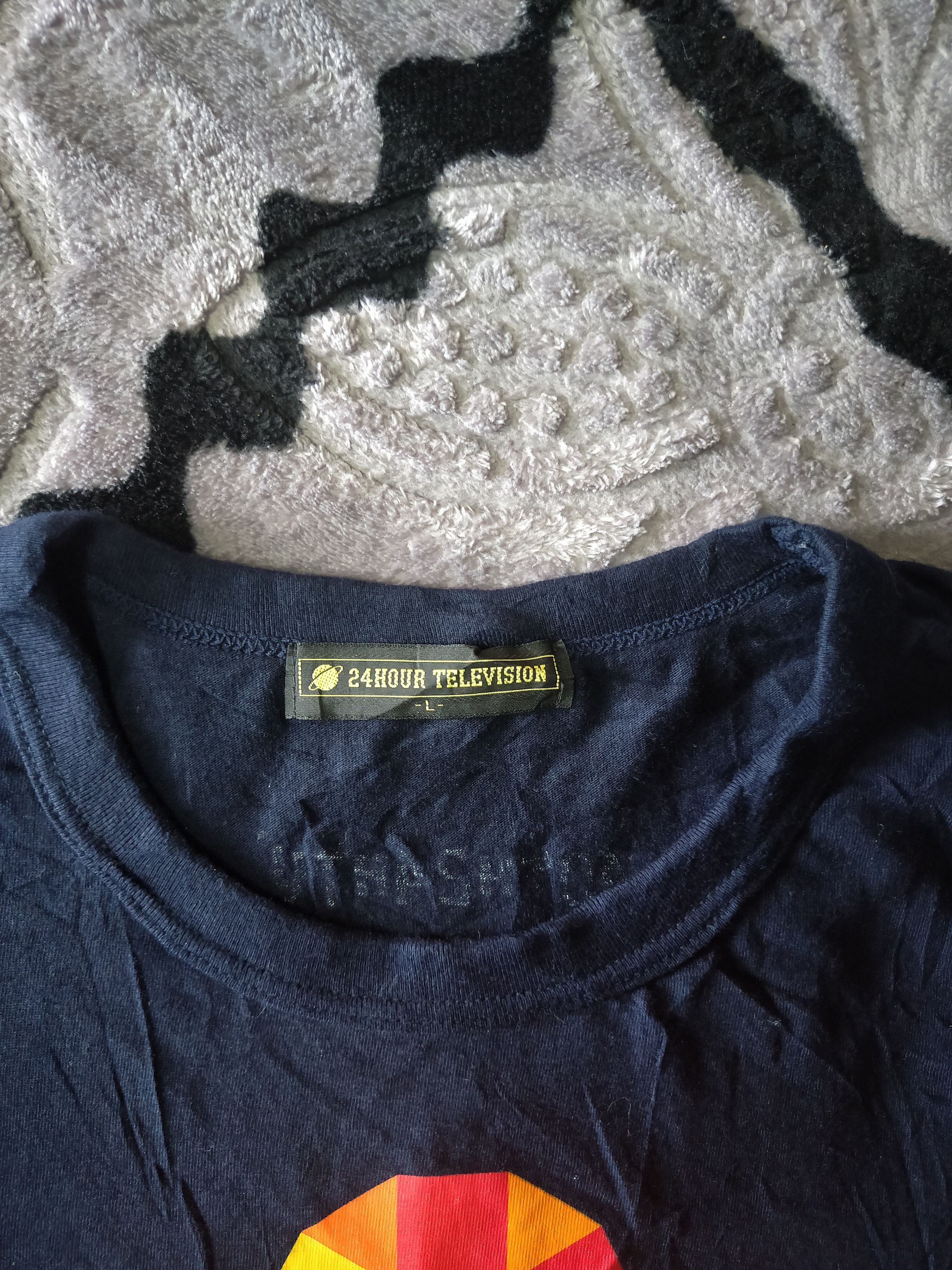 Japanese Brand × Takashi Murakami × Vintage 24 Hour Television X Takashi Murakami Flower Tee Size US L / EU 52-54 / 3 - 3 Thumbnail