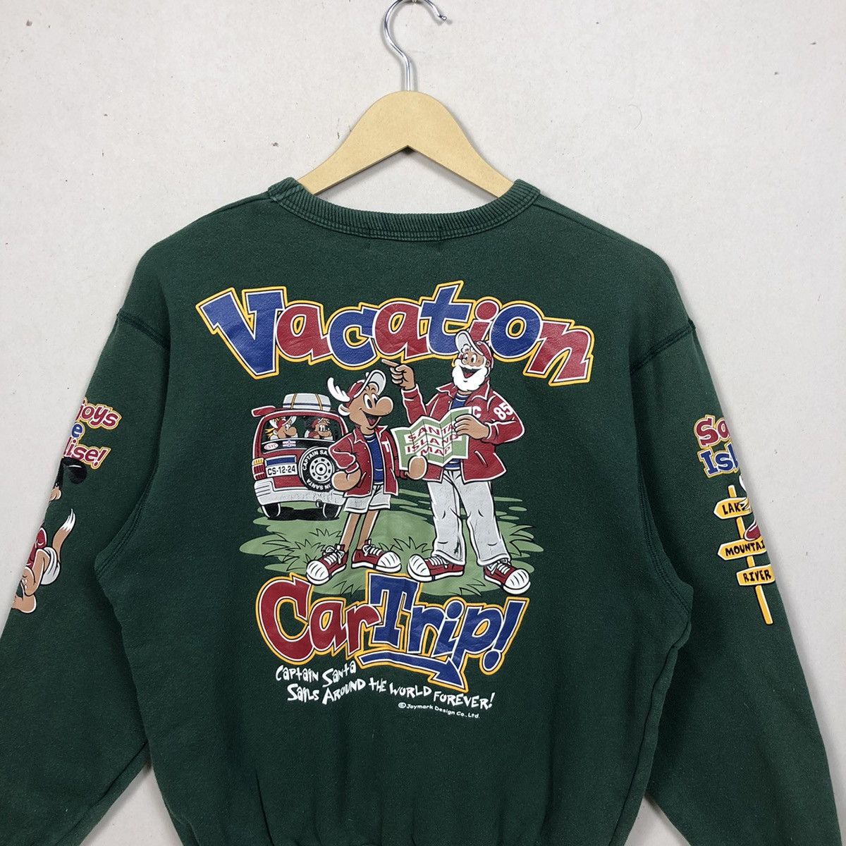 Vintage Vintage 90s Captain Santa Overprint Sweatshirt Size US S / EU 44-46 / 1 - 4 Thumbnail