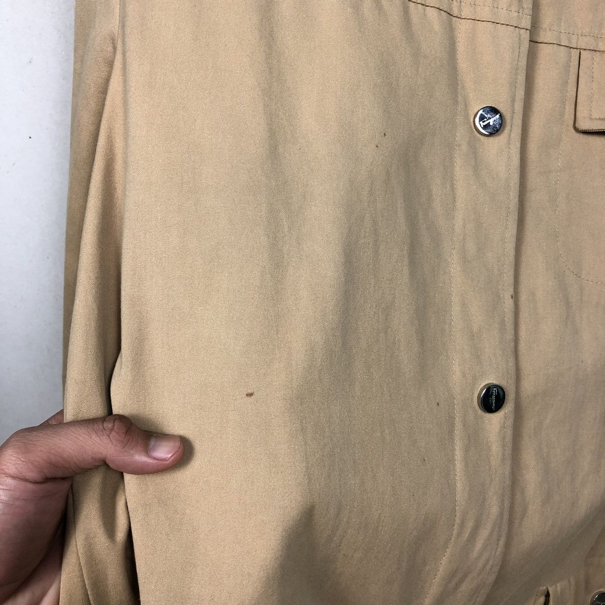 Salvatore Ferragamo Salvatore Ferragamo Monogram Inside Trench Jacket Size US M / EU 48-50 / 2 - 9 Thumbnail
