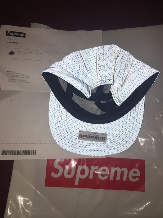 supreme perforated camp cap