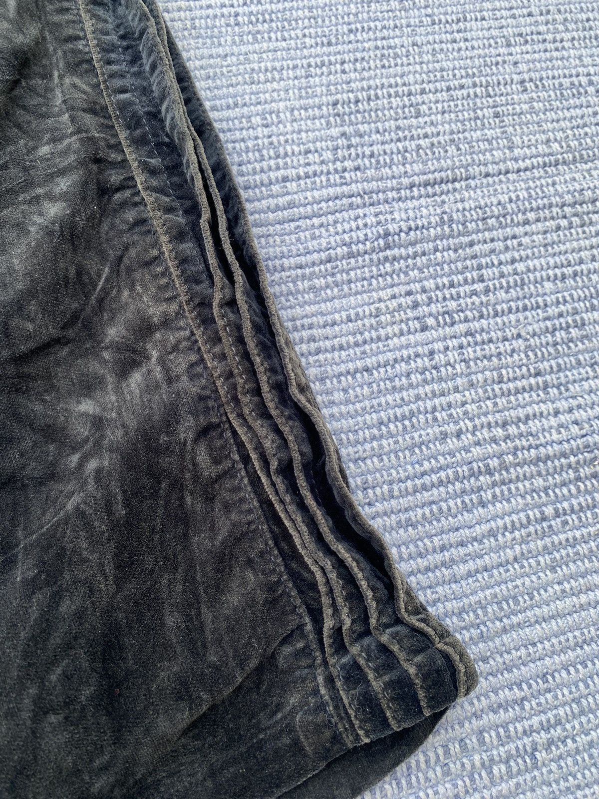 CABANE de ZUCCa dark blue corduroy side pleated pants Size US 30 / EU 46 - 4 Thumbnail