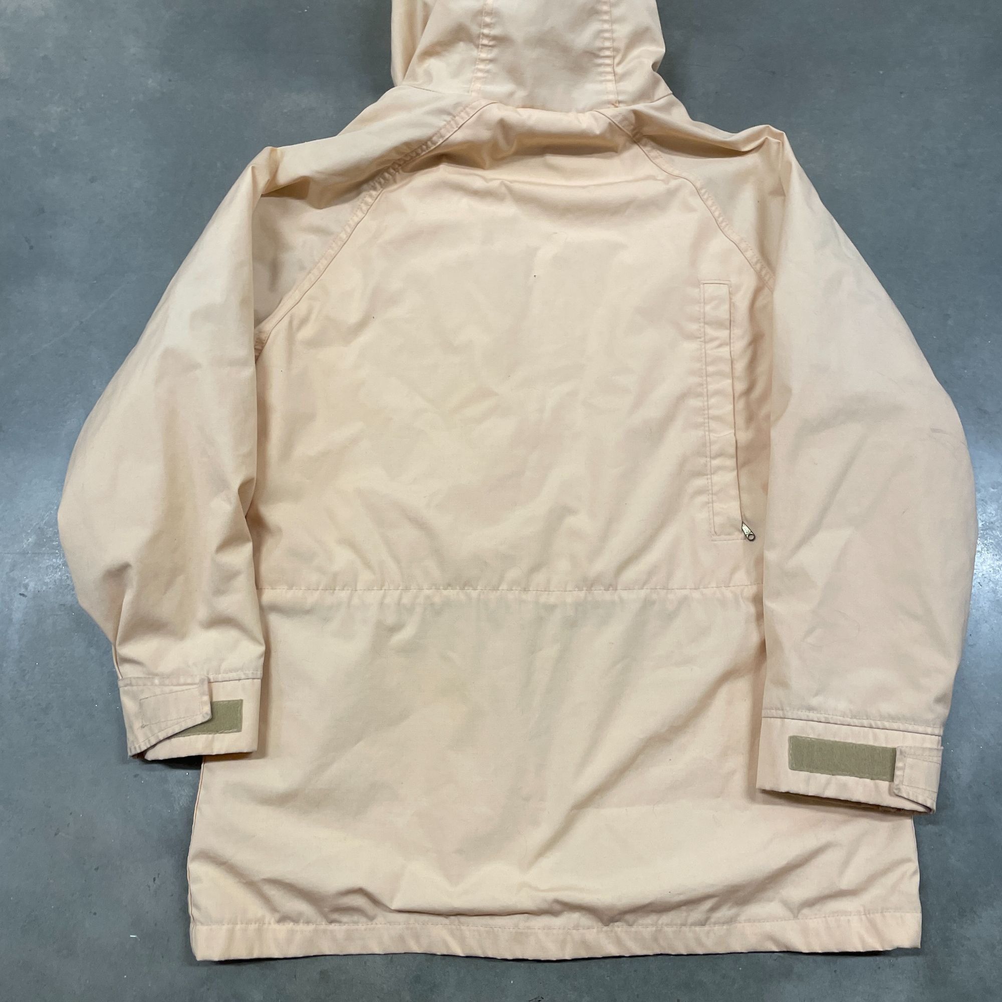 80s VTG Pink Nylon/Cotton 60 40 Woolrich Parka Zip Up Jacket