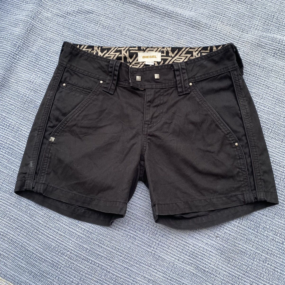 Diesel black short Size 28" / US 6 / IT 42 - 1 Thumbnail