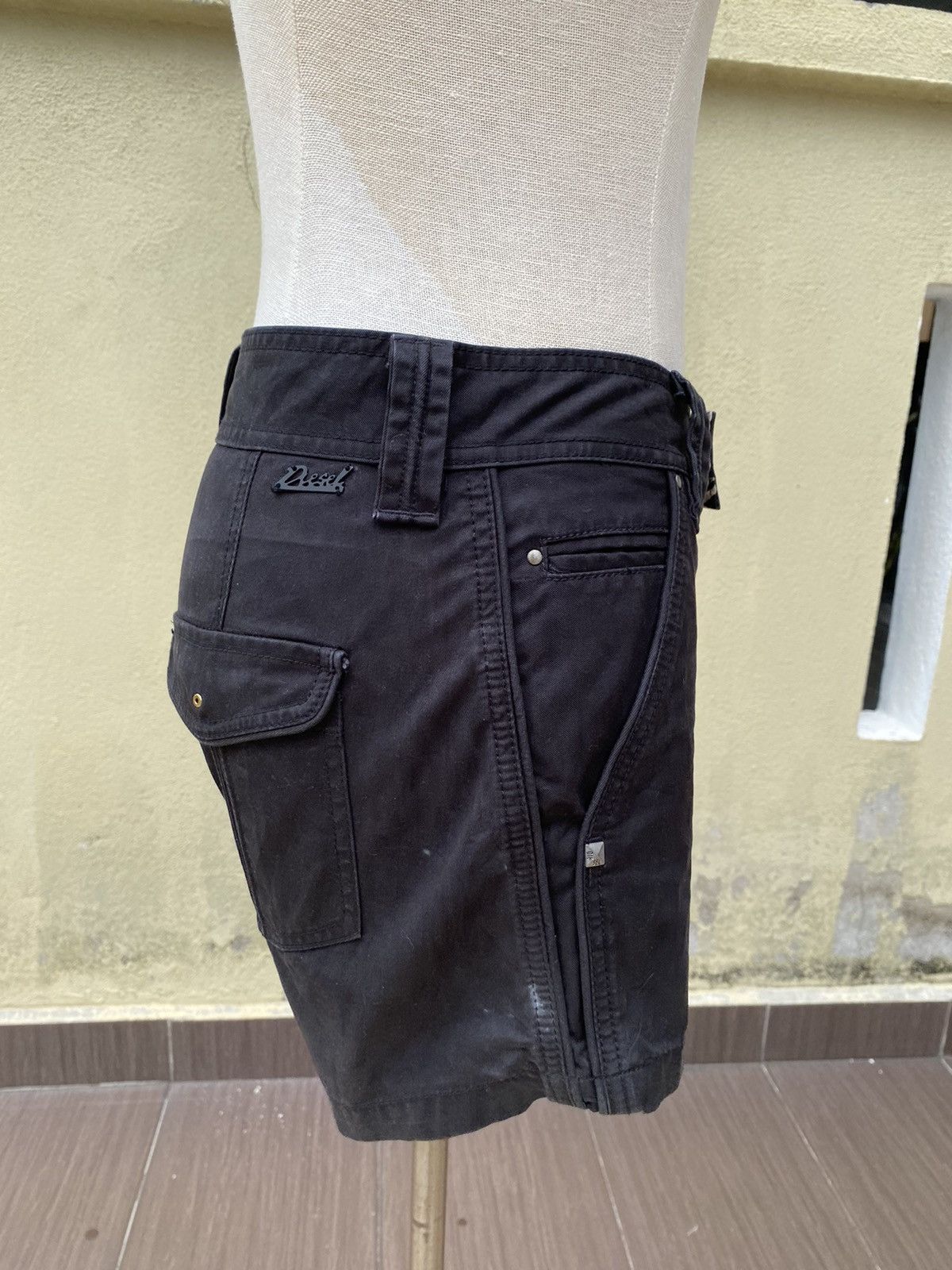 Diesel black short Size 28" / US 6 / IT 42 - 12 Thumbnail