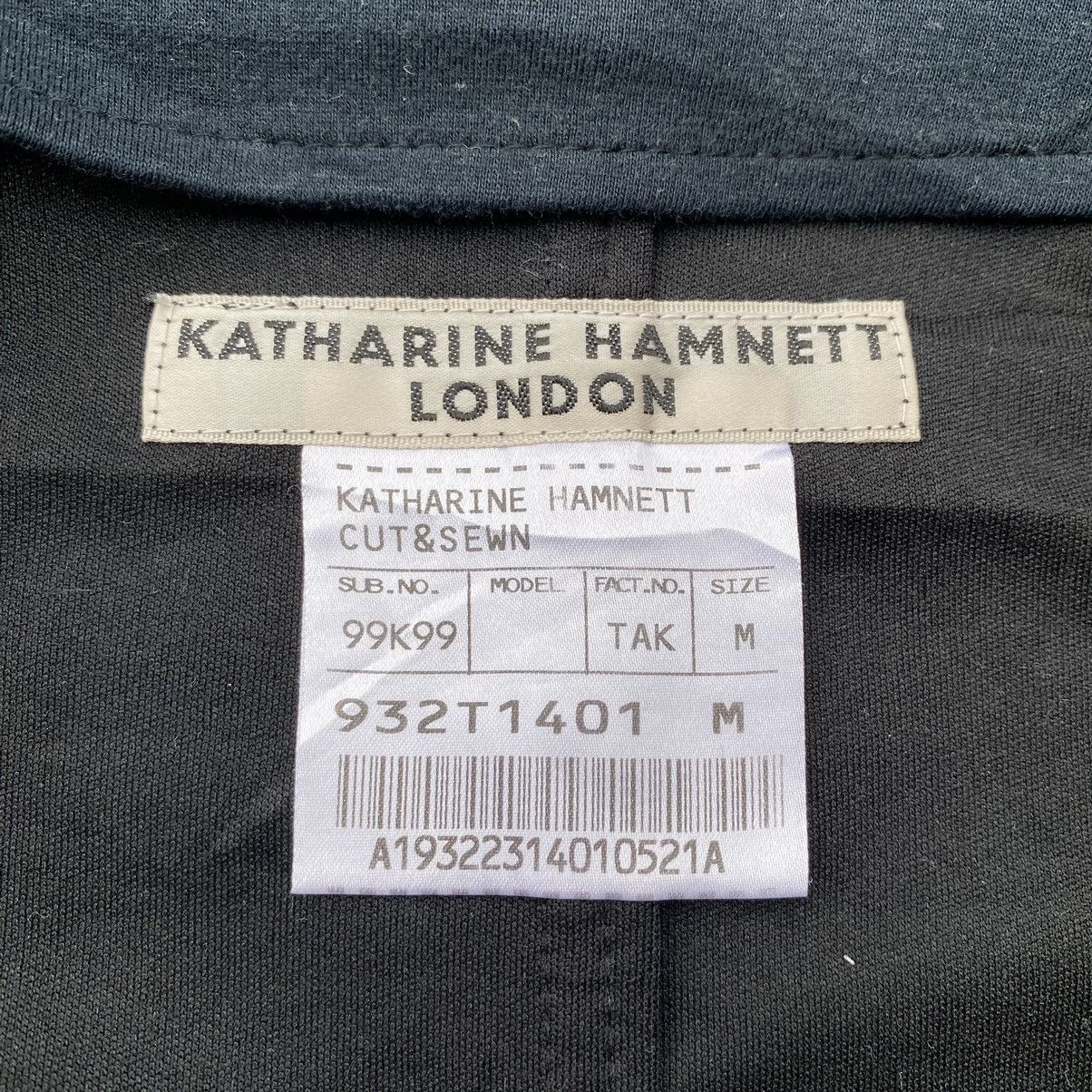 トップス KATHARINE HAMNETT LONDON zip hoodie Katharine Hamnett London Rare!! Zipper Hoodie Katharine