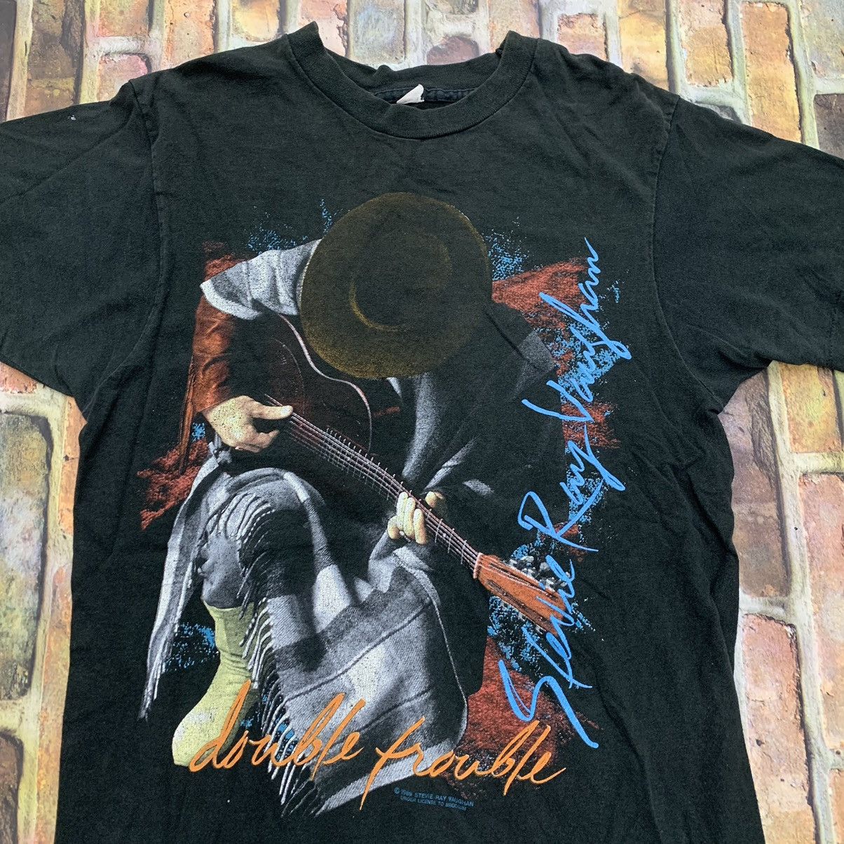 Band Tees × Brockum × Vintage Vintage Stevie Ray Vaughan tee Size US M / EU 48-50 / 2 - 3 Thumbnail