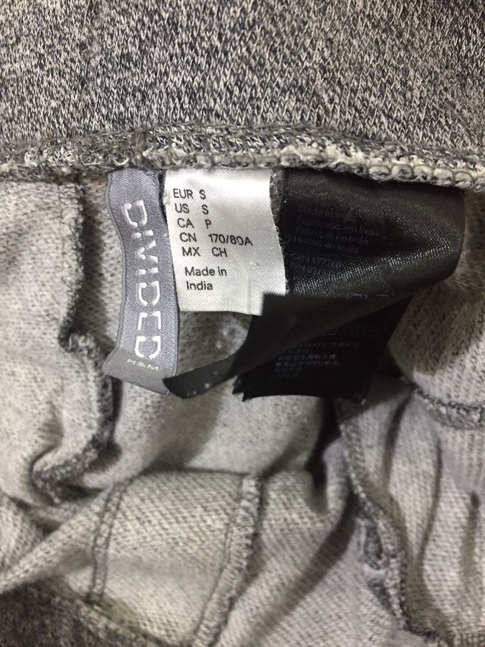 Divided × H&M Divided by H&M Drop Crotch Joggers – Grey Marled Knit Size US 32 / EU 48 - 5 Thumbnail