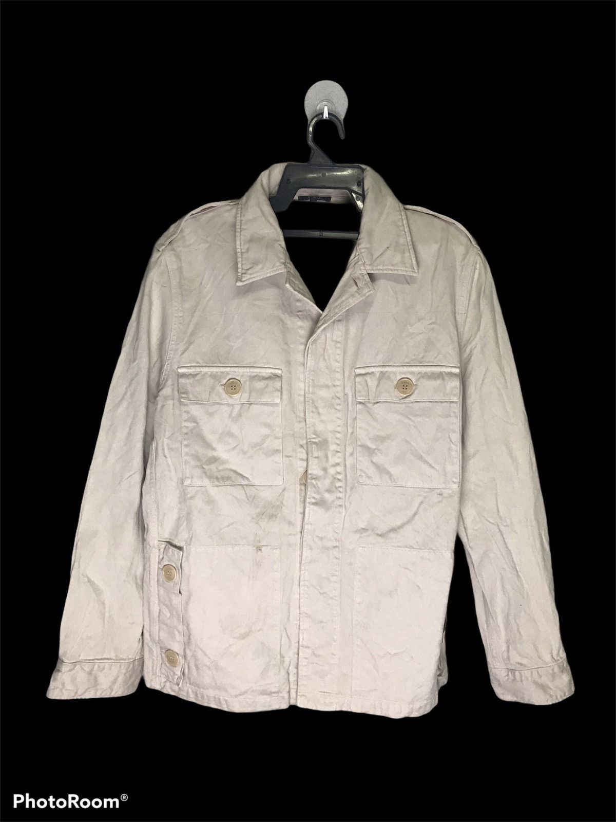 A.P.C. × Japanese Brand × Vintage Vintage A.P.C. Cotton Jacket Rare Pocket Design Size US L / EU 52-54 / 3 - 1 Thumbnail