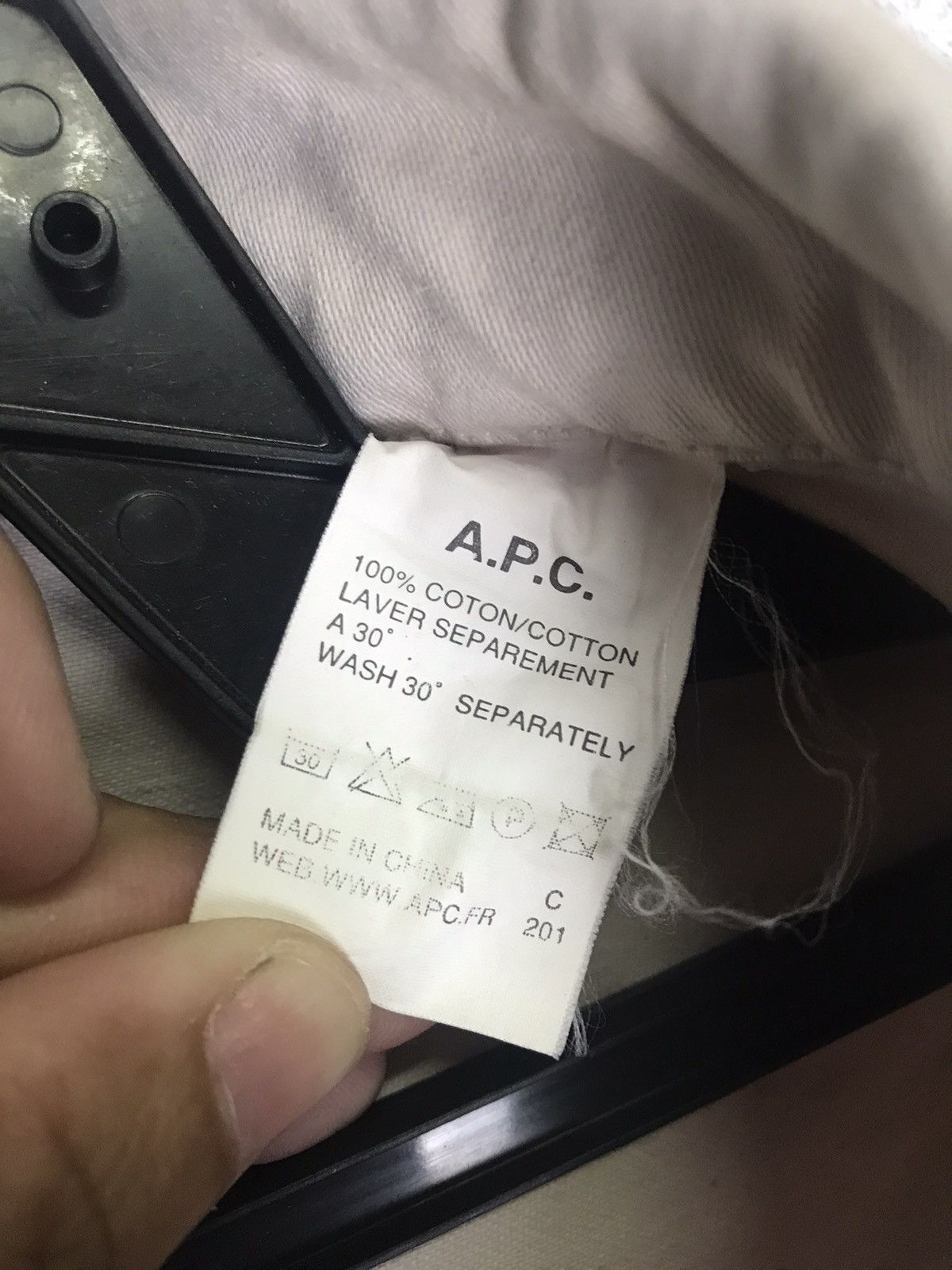 A.P.C. × Japanese Brand × Vintage Vintage A.P.C. Cotton Jacket Rare Pocket Design Size US L / EU 52-54 / 3 - 5 Thumbnail