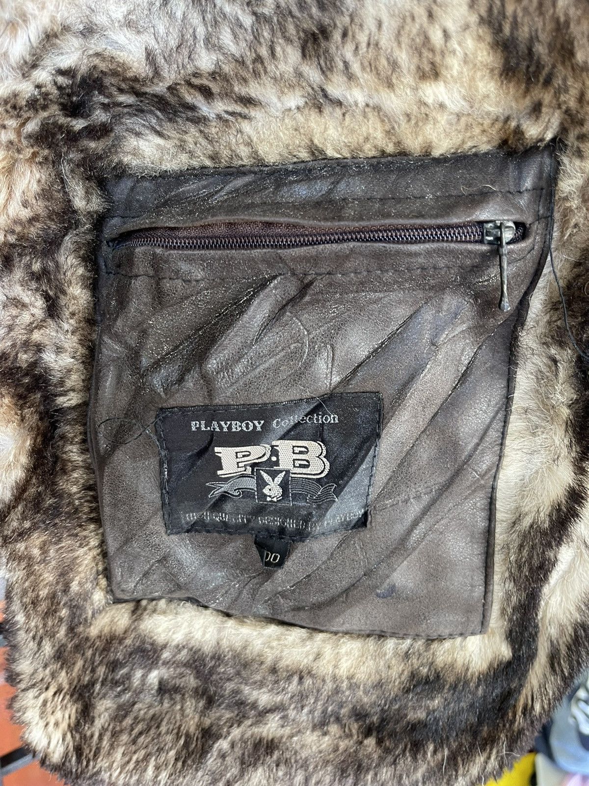 Designer × Japanese Brand × Playboy Rare❗️NICE LEATHER JACKET OF PLAYBOY Size US L / EU 52-54 / 3 - 12 Thumbnail