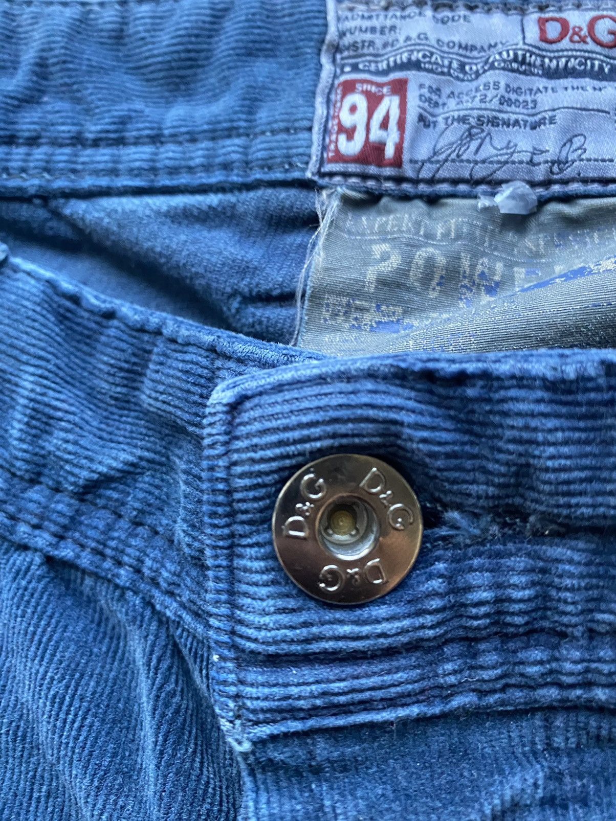 Dolce & Gabbana × Vintage Vintage DOLCE & GABBANA Corduroy Pants A8262 Size US 31 - 10 Thumbnail
