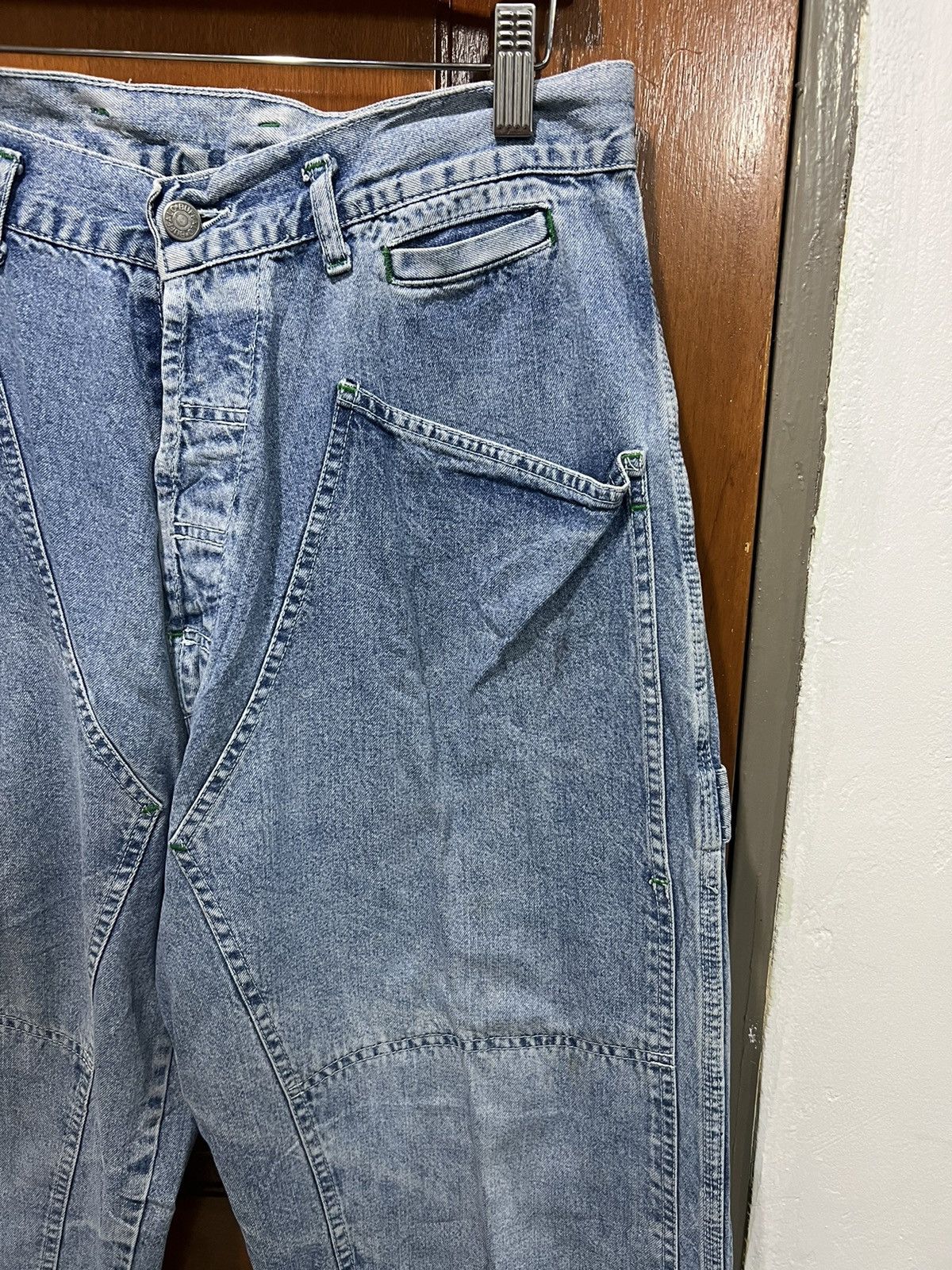 Vintage Double knee and Carpenter Style Blue Story Jeans