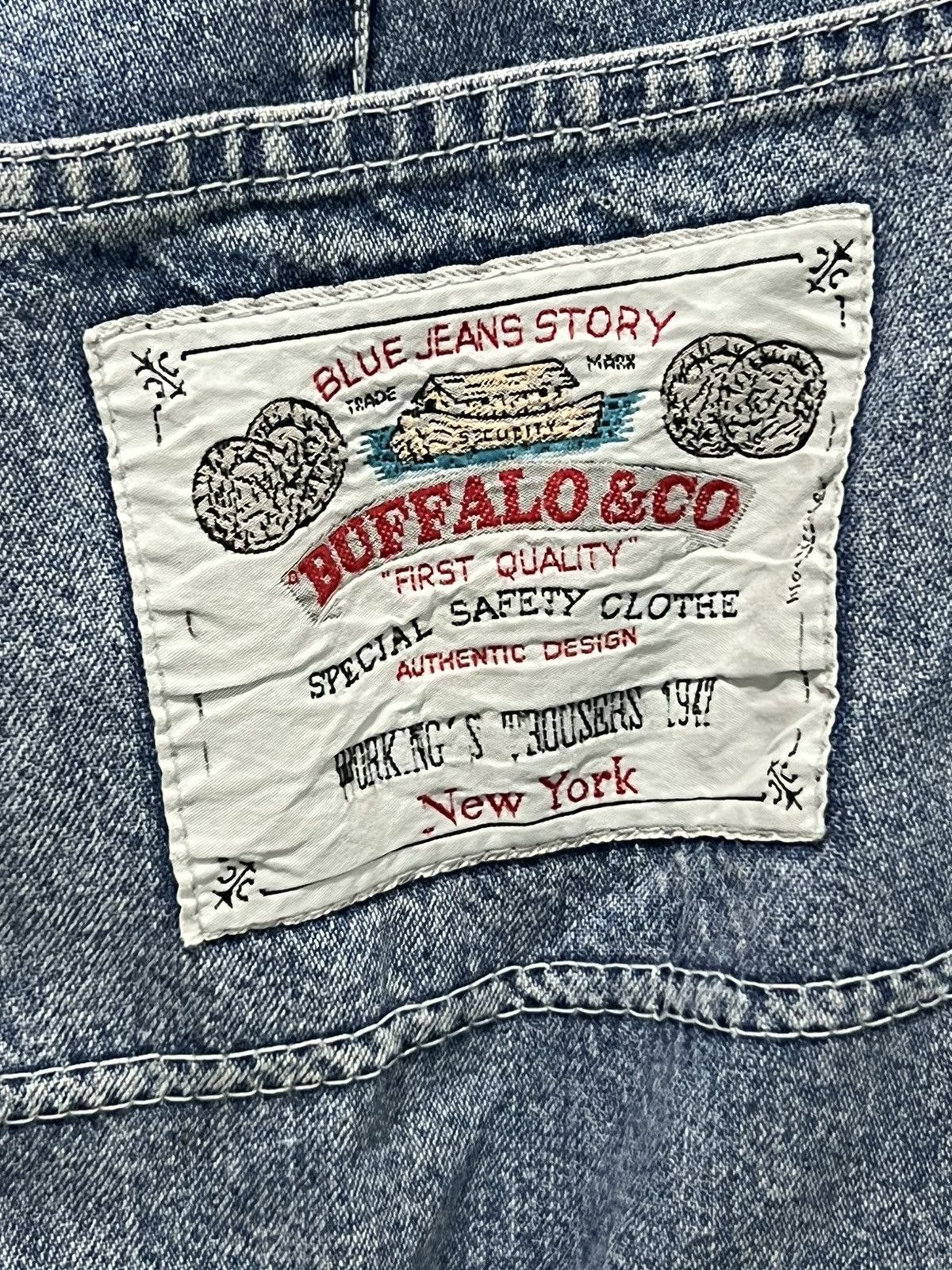 Vintage Double knee and Carpenter Style Blue Story Jeans