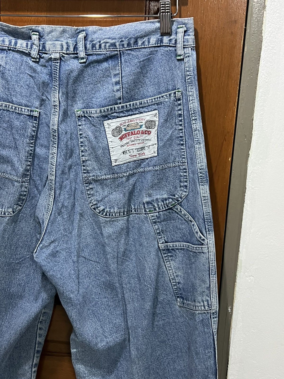 Vintage Double knee and Carpenter Style Blue Story Jeans