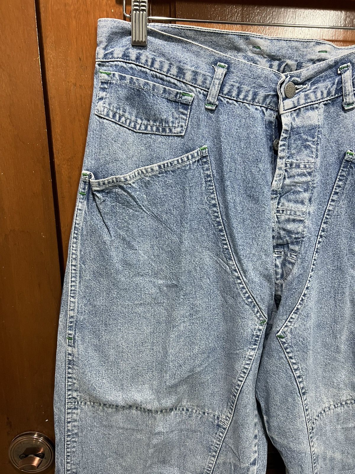 Vintage Double knee and Carpenter Style Blue Story Jeans