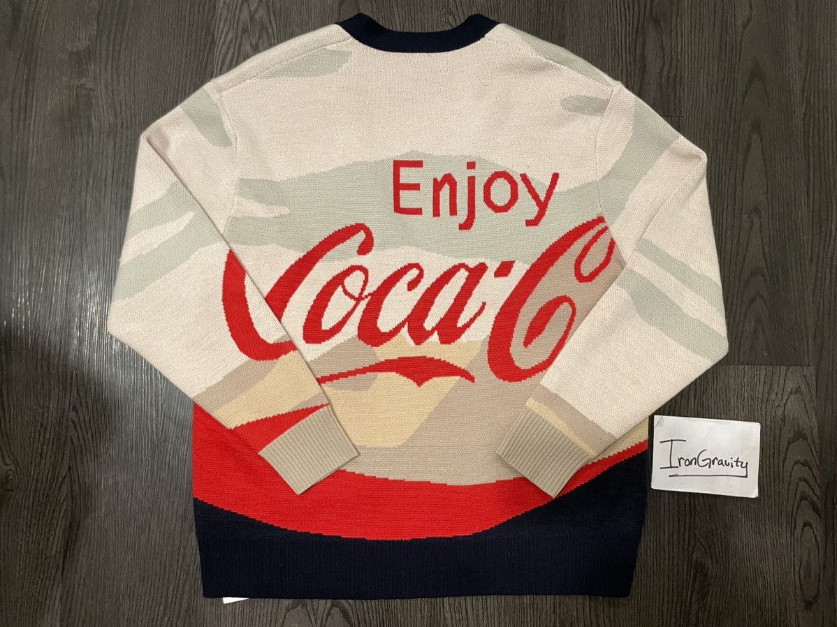 Coca Cola Coca-Cola x Kith x Mitchell & Ness Coke Cardigan Size Medium Size US M / EU 48-50 / 2 - 2 Thumbnail