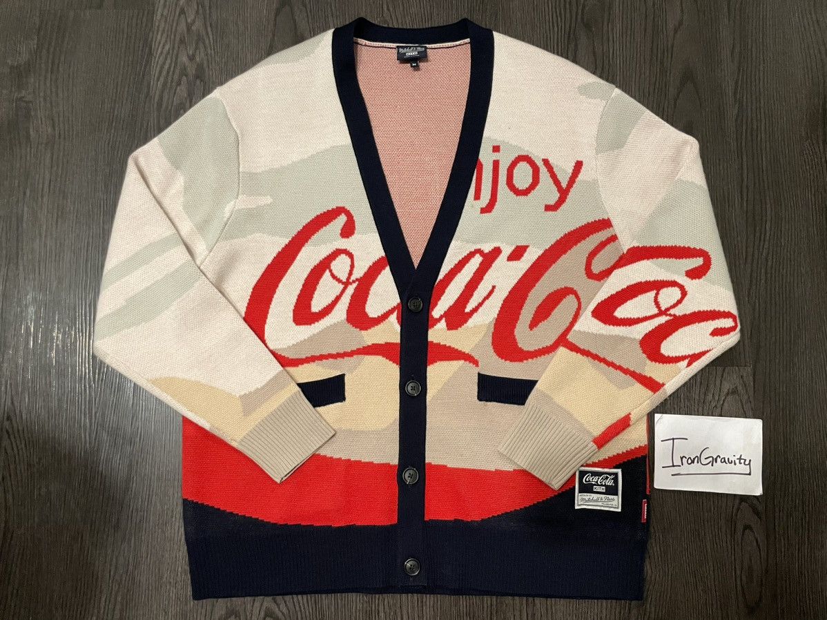 Coca Cola Coca-Cola x Kith x Mitchell & Ness Coke Cardigan Size Medium Size US M / EU 48-50 / 2 - 1 Thumbnail