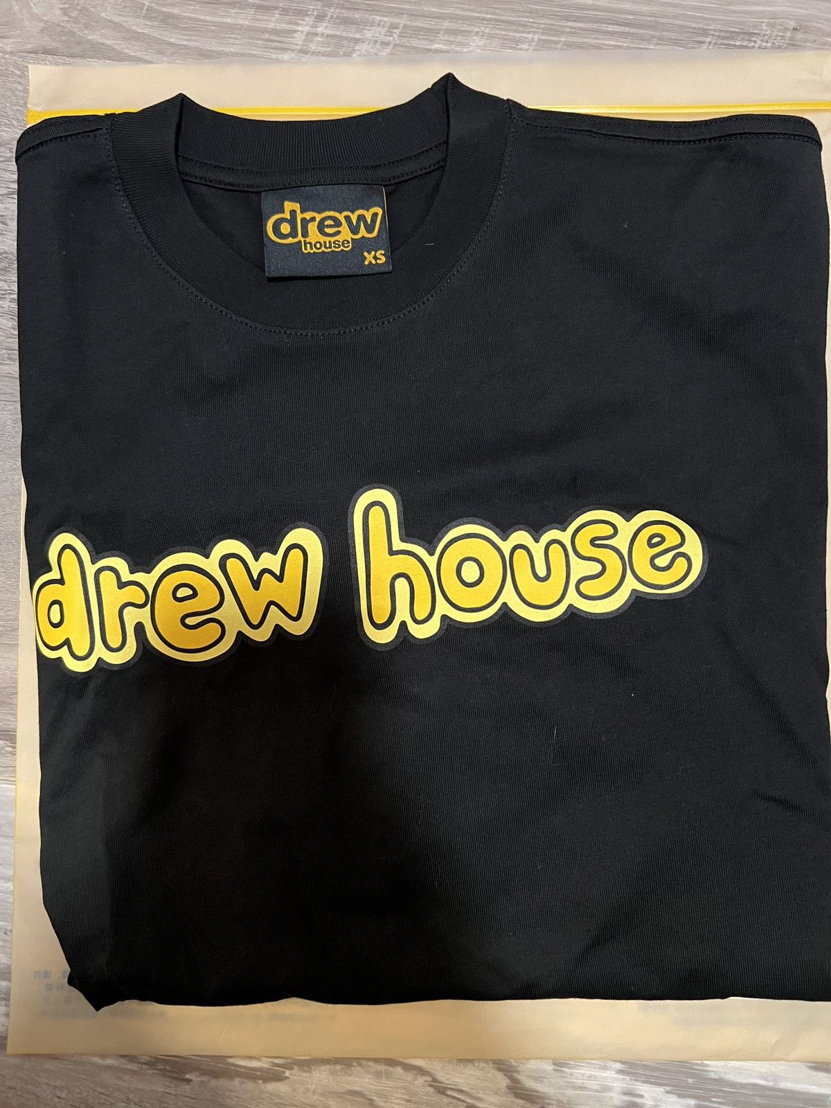 Drew House × Justin Bieber Drew House SS Mascot Tee Black XS