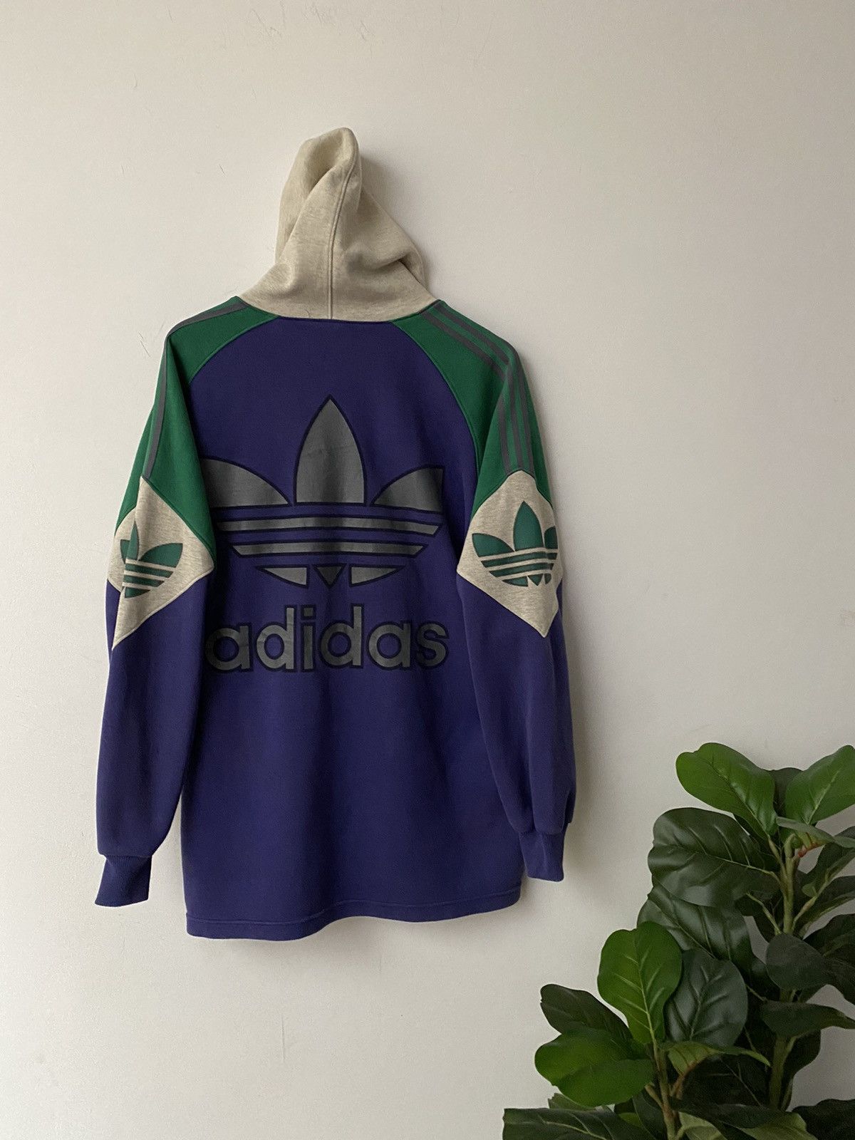 Adidas A$AP ROCKY VINTAGE 80S ADIDAS SPELLOUT 1/4 ZIP HOODIE Size US XL / EU 56 / 4 - 4 Thumbnail