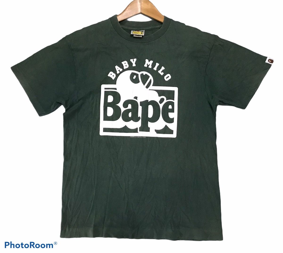 BAPE X BABY MILO TEE SHOT SLEEVE VINTAGE
