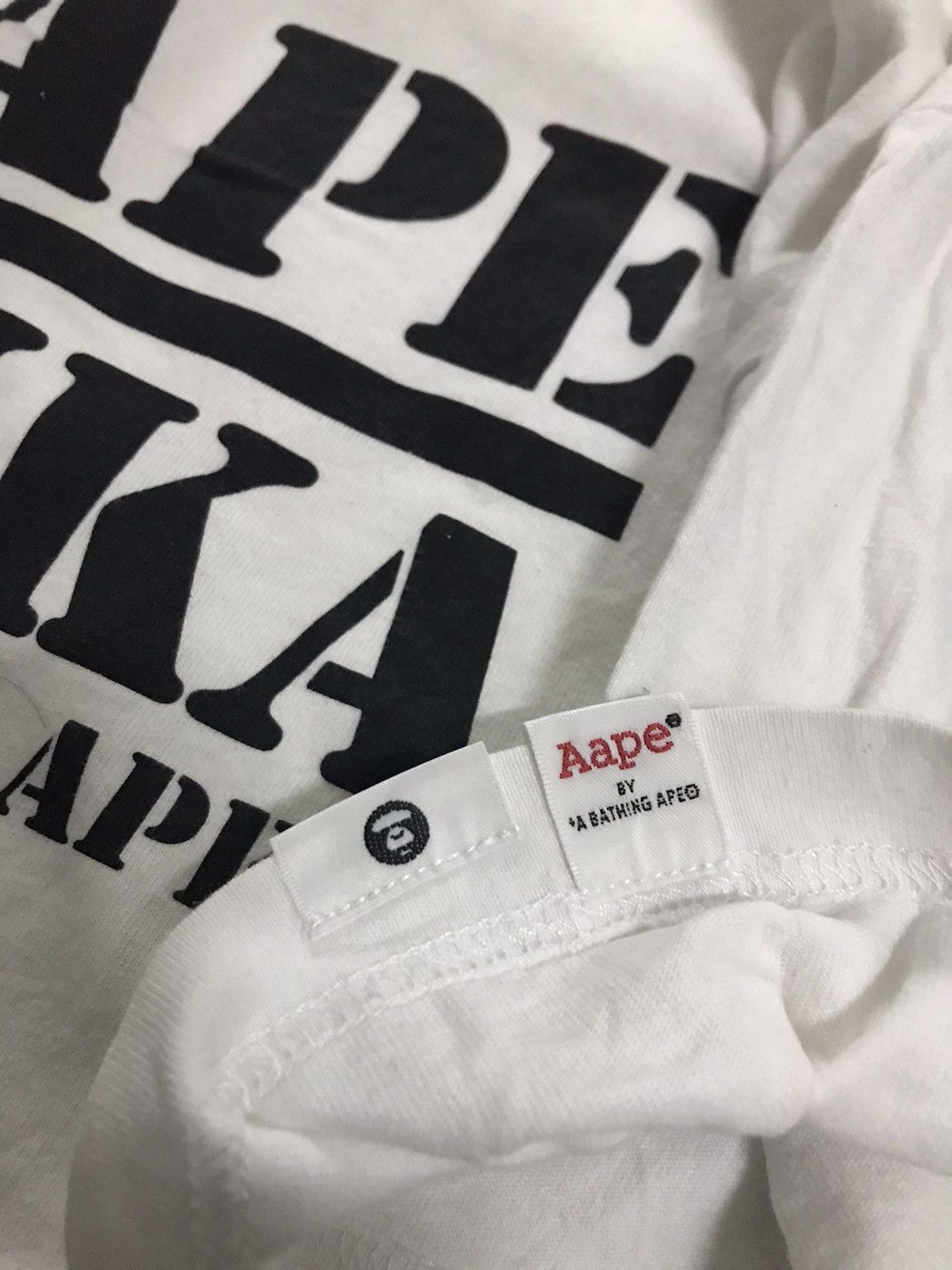 Aape AAPE ASNKA BY A BATHING APE TEE Size US S / EU 44-46 / 1 - 12 Thumbnail
