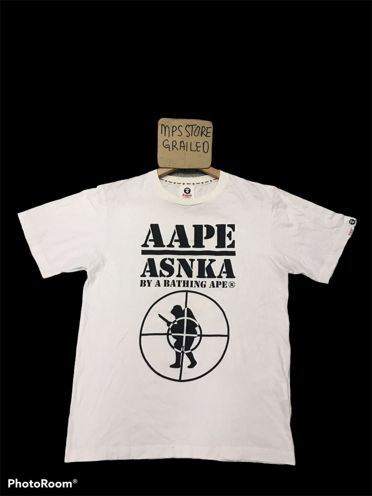 Aape AAPE ASNKA BY A BATHING APE TEE Size US S / EU 44-46 / 1 - 1 Thumbnail