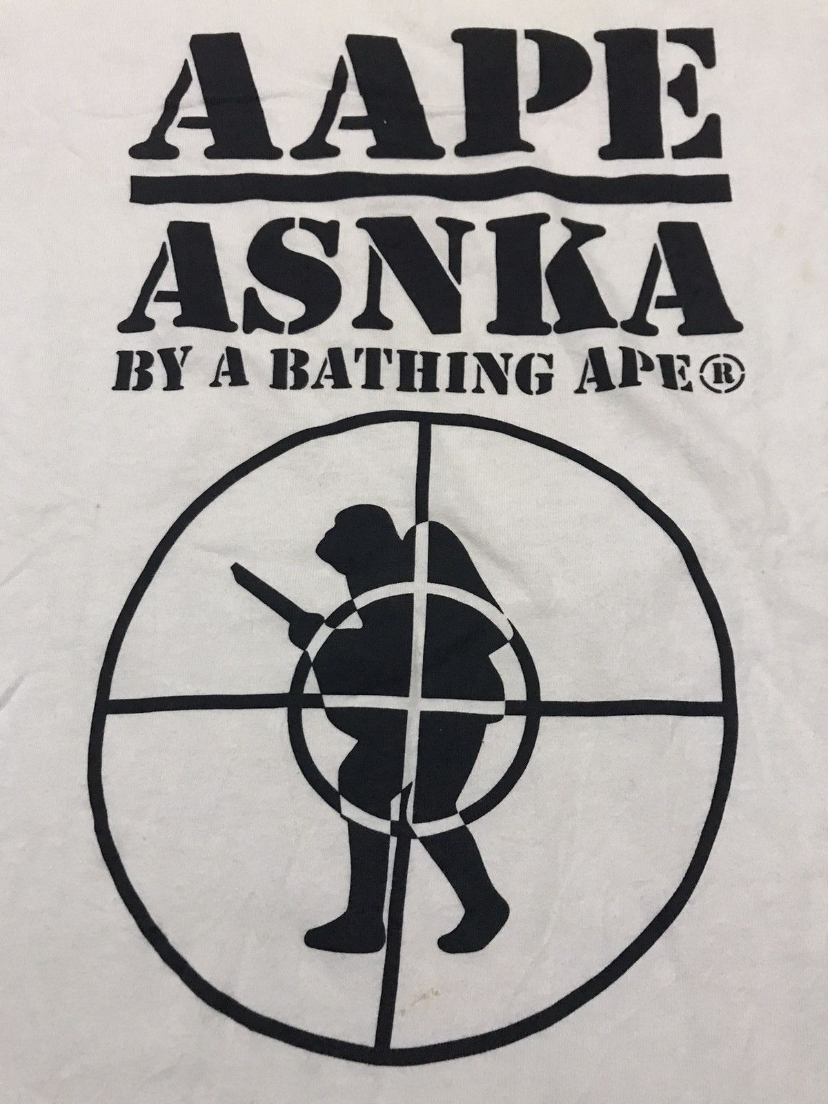 Aape AAPE ASNKA BY A BATHING APE TEE Size US S / EU 44-46 / 1 - 7 Thumbnail