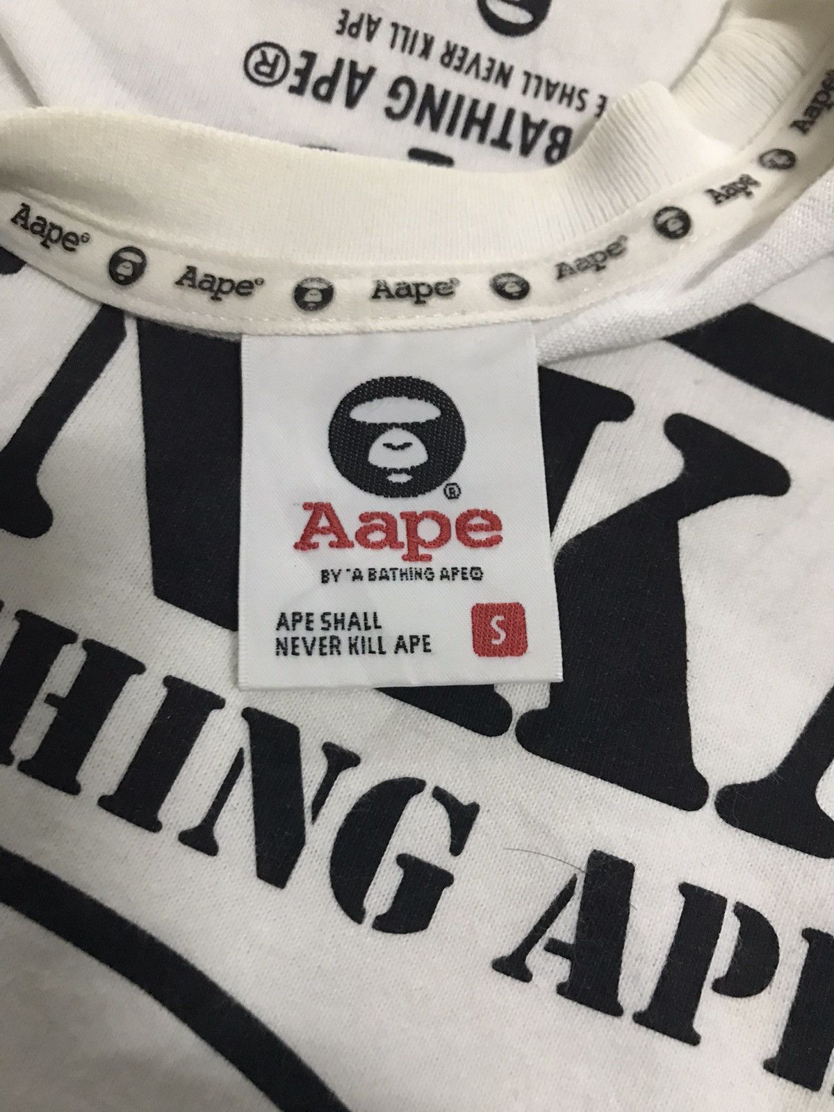 Aape AAPE ASNKA BY A BATHING APE TEE Size US S / EU 44-46 / 1 - 9 Thumbnail