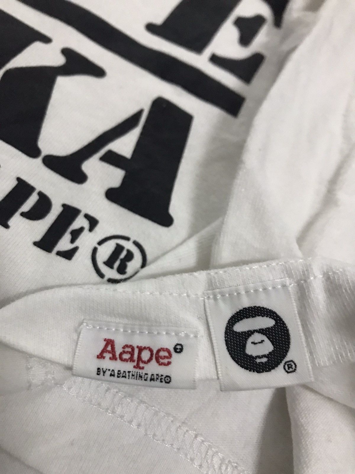 Aape AAPE ASNKA BY A BATHING APE TEE Size US S / EU 44-46 / 1 - 11 Thumbnail