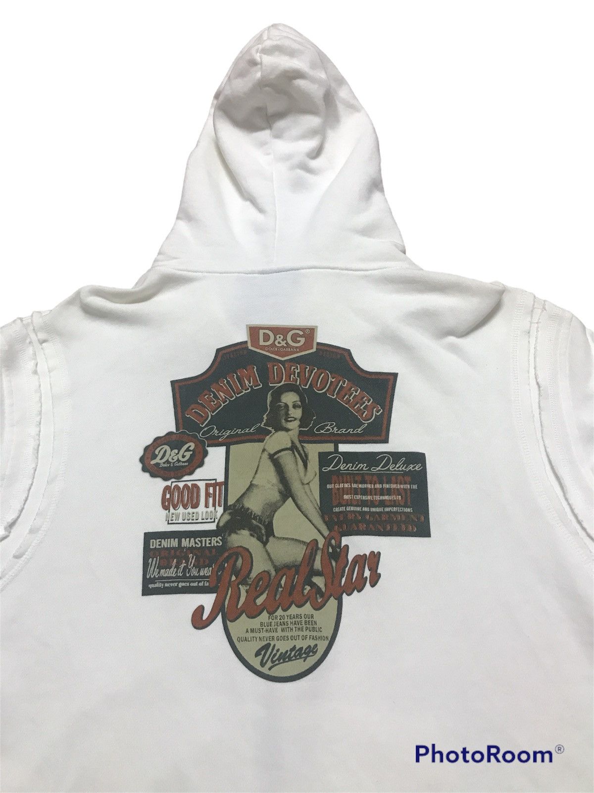 Dolce & Gabbana × Vintage VINTAGE D&G SWEATSHIRTS ZIPPER HOODIE Size US L / EU 52-54 / 3 - 3 Thumbnail