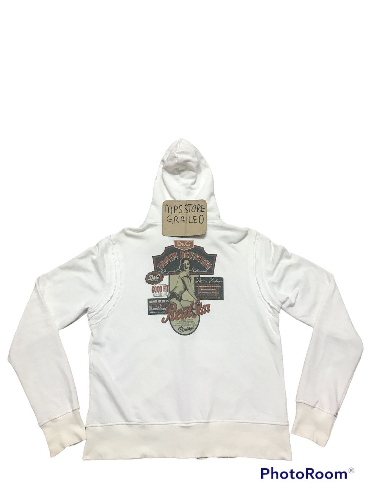 Dolce & Gabbana × Vintage VINTAGE D&G SWEATSHIRTS ZIPPER HOODIE Size US L / EU 52-54 / 3 - 1 Thumbnail