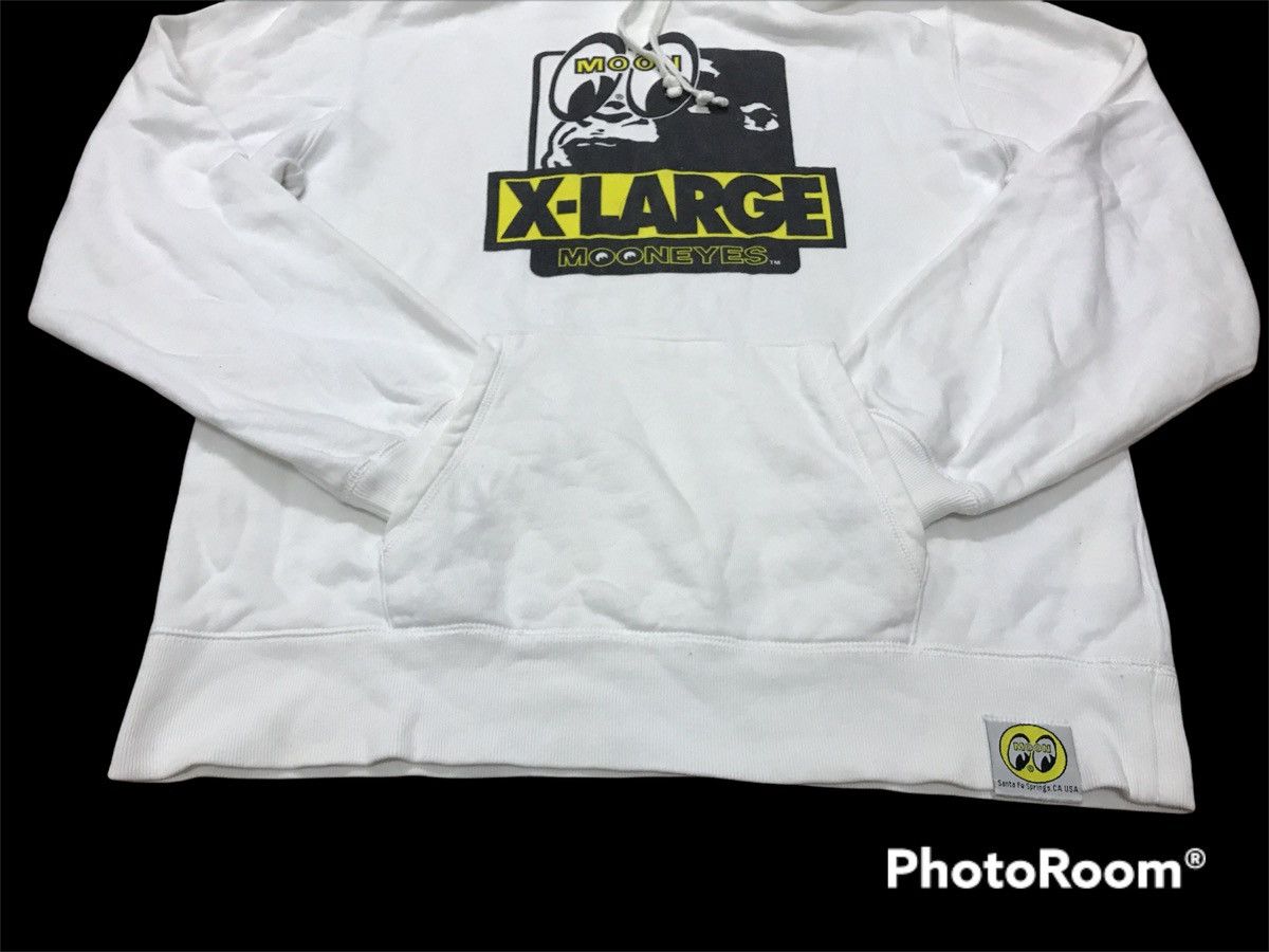 Japanese Brand XLARGE x MOON EYES Equipped Big Logo Hoodie Pullover Size US S / EU 44-46 / 1 - 7 Thumbnail