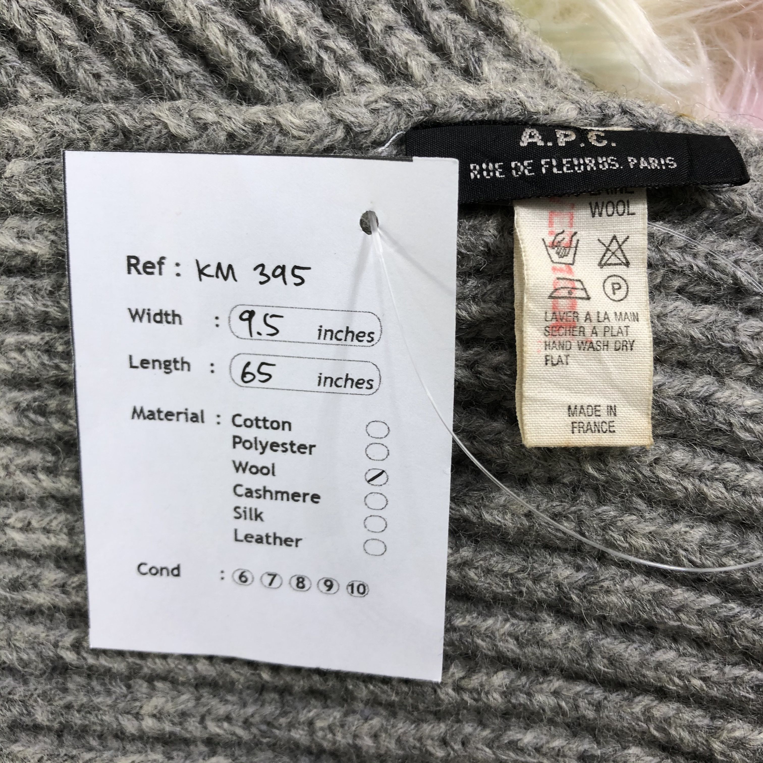 A.P.C. × Vintage A.P.C. Scarf / Muffler / Neckwear Size ONE SIZE - 6 Thumbnail
