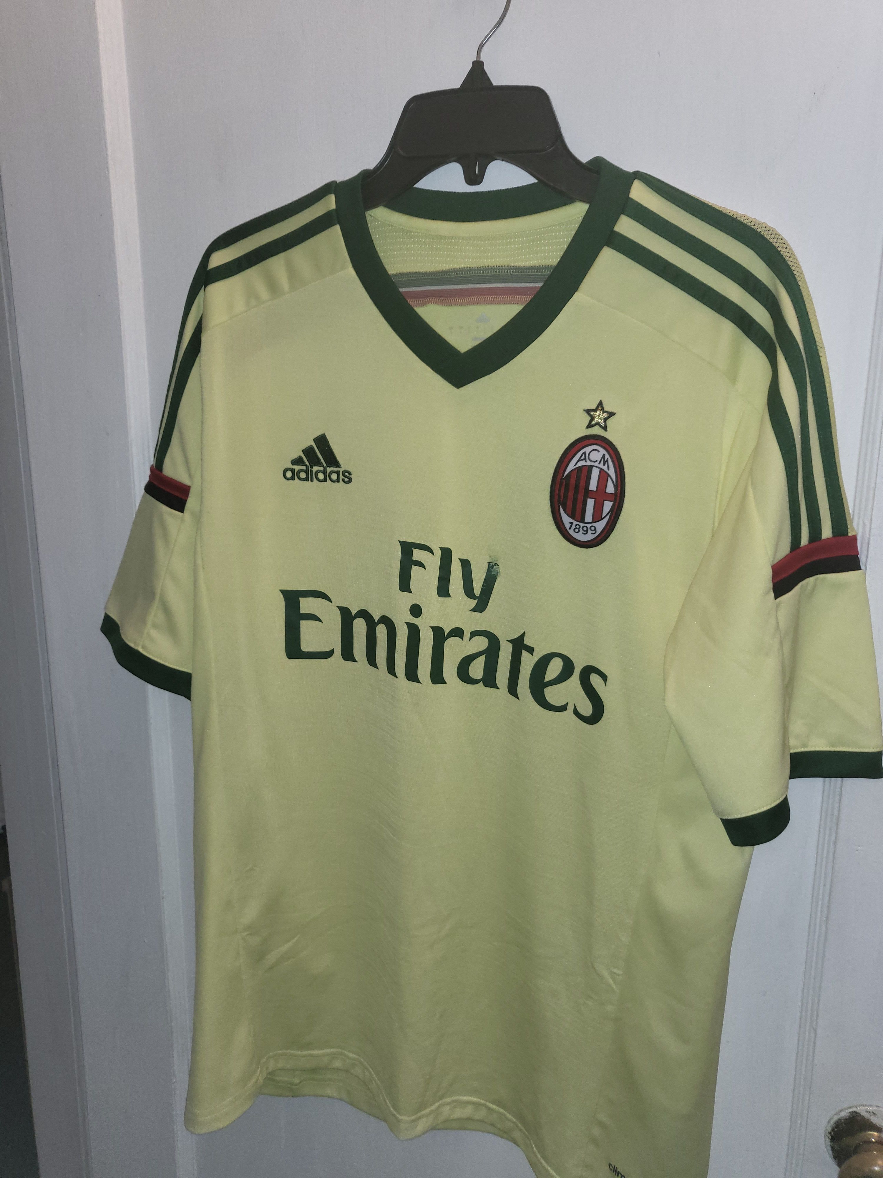 Adidas AC Milan 3rd away jersey Size US L / EU 52-54 / 3 - 1 Thumbnail