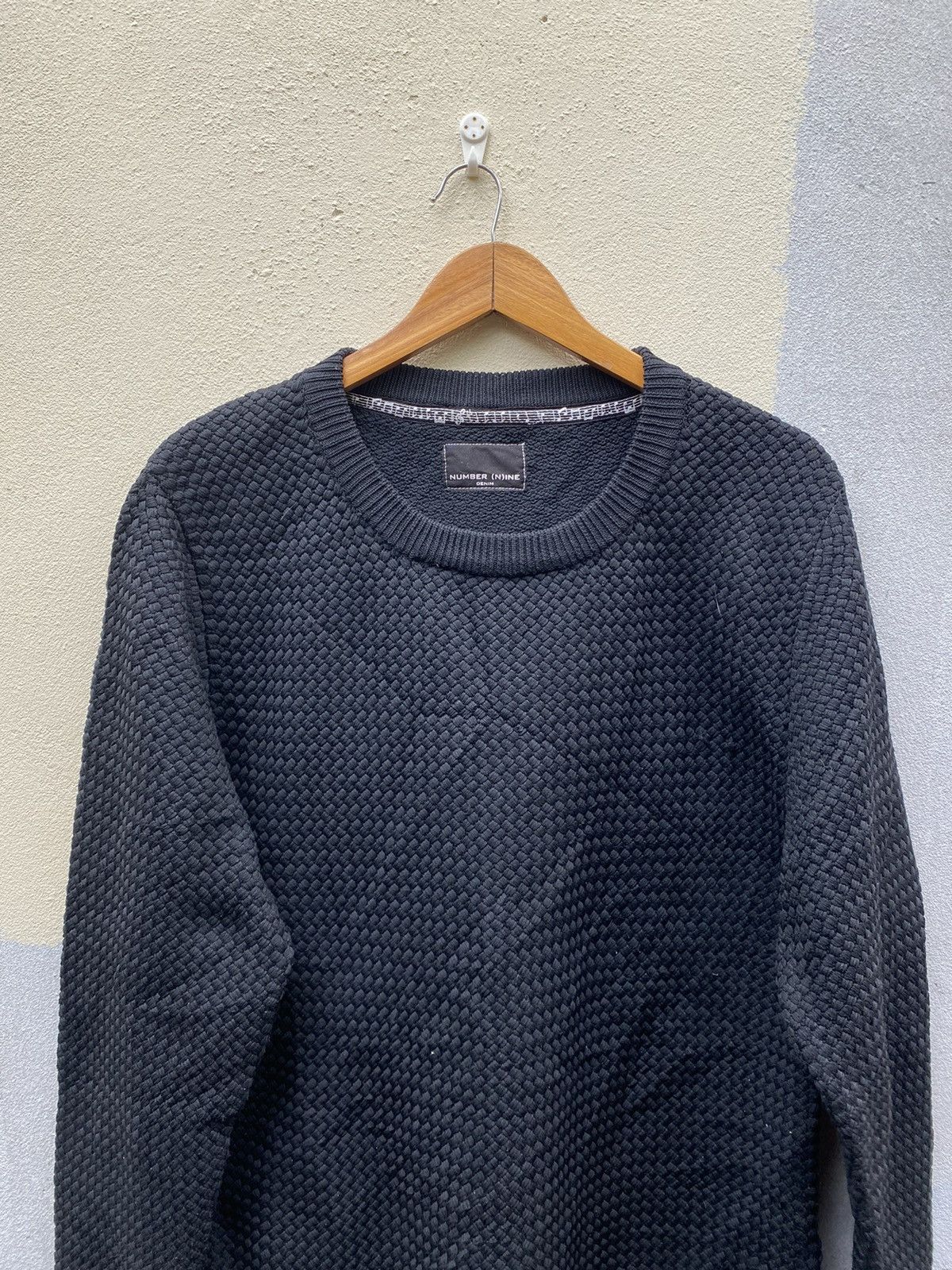 Number (N)ine Number (N) INE Black Sweaters Size US M / EU 48-50 / 2 - 2 Thumbnail