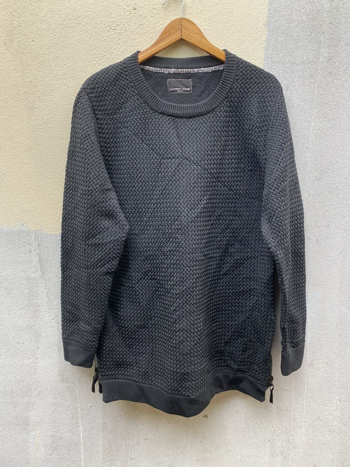 Number (N)ine Number (N) INE Black Sweaters Size US M / EU 48-50 / 2 - 1 Thumbnail