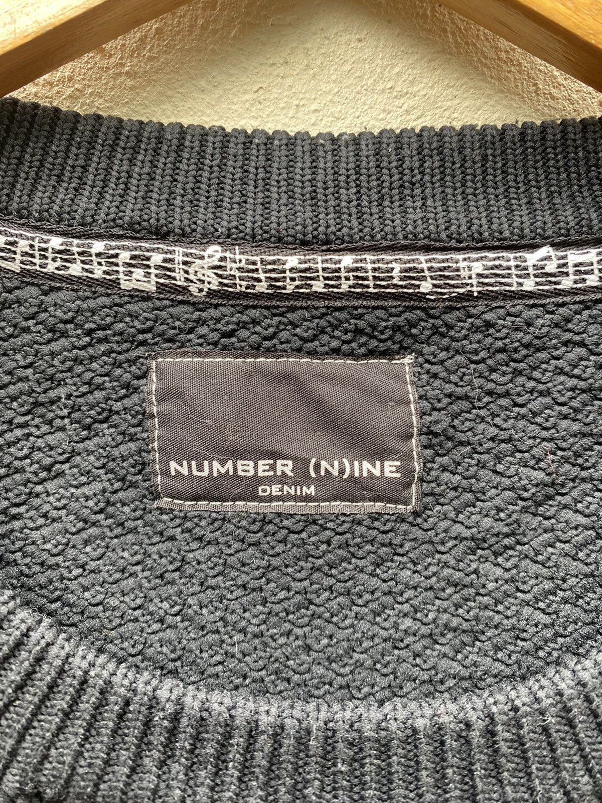 Number (N)ine Number (N) INE Black Sweaters Size US M / EU 48-50 / 2 - 5 Thumbnail