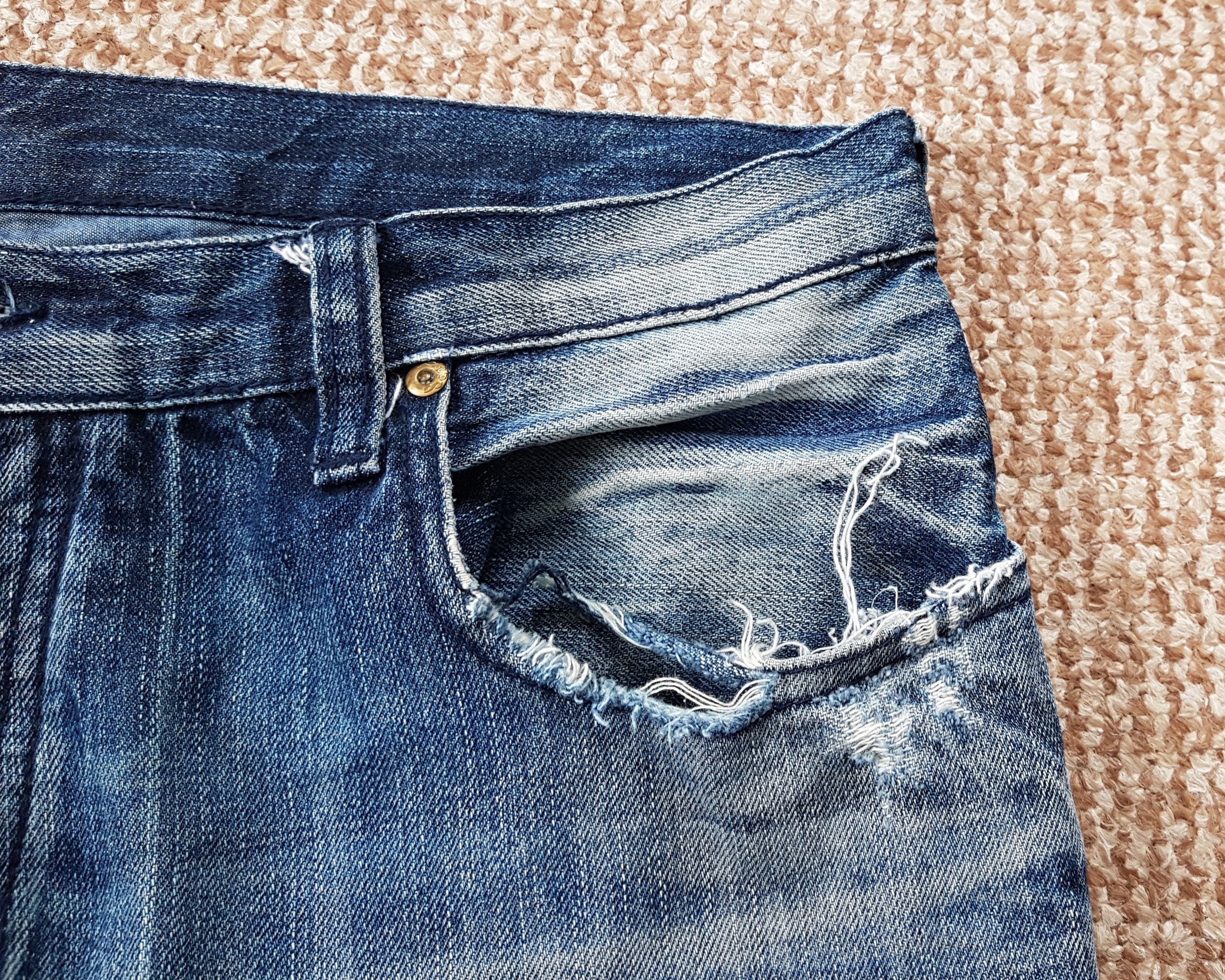 Japanese Brand × Prps PRPS distressed denim jeans size W36 Size US 36 / EU 52 - 3 Thumbnail