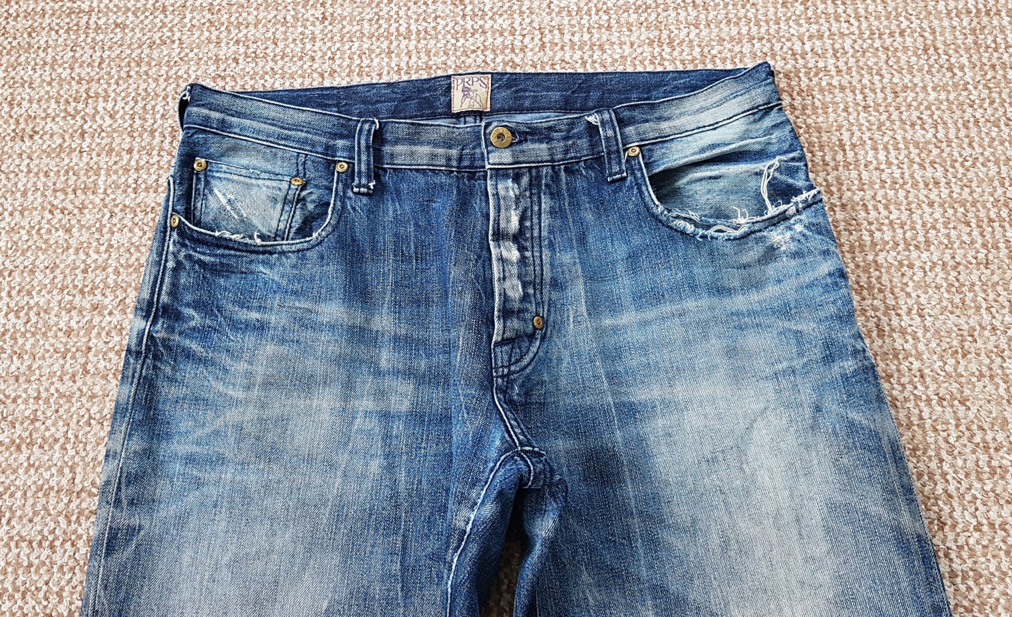Japanese Brand × Prps PRPS distressed denim jeans size W36 Size US 36 / EU 52 - 2 Thumbnail