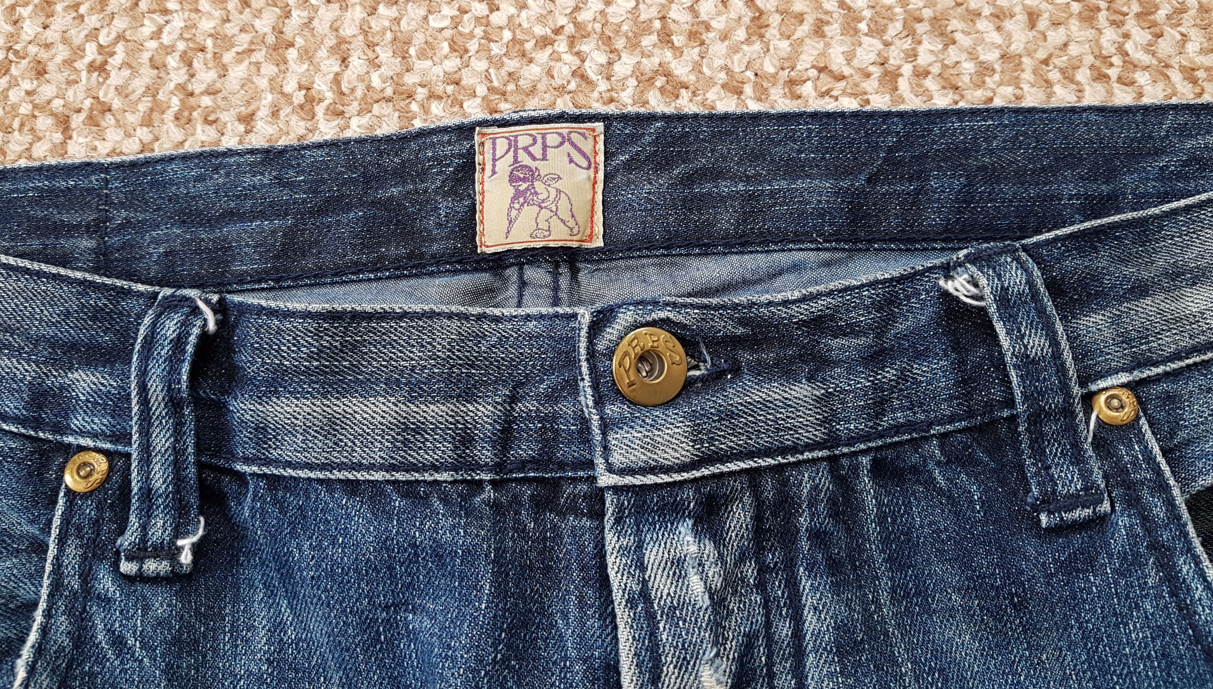 Japanese Brand × Prps PRPS distressed denim jeans size W36 Size US 36 / EU 52 - 5 Thumbnail