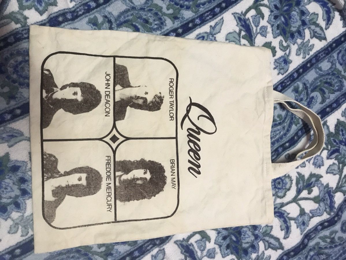 Costume National × Japanese Brand × Vintage Rod stewart and Queen toten bag. Size ONE SIZE - 2 Thumbnail