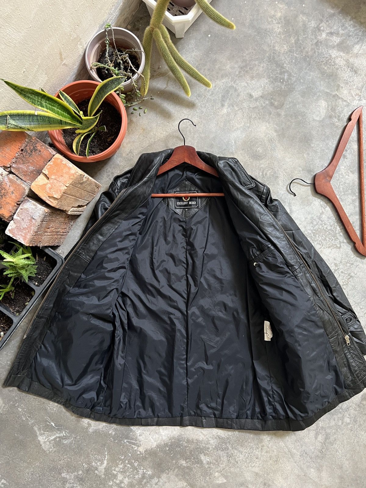 Japanese Brand STEALS 💫 Fully Leather Long Jacket Size US M / EU 48-50 / 2 - 14 Thumbnail