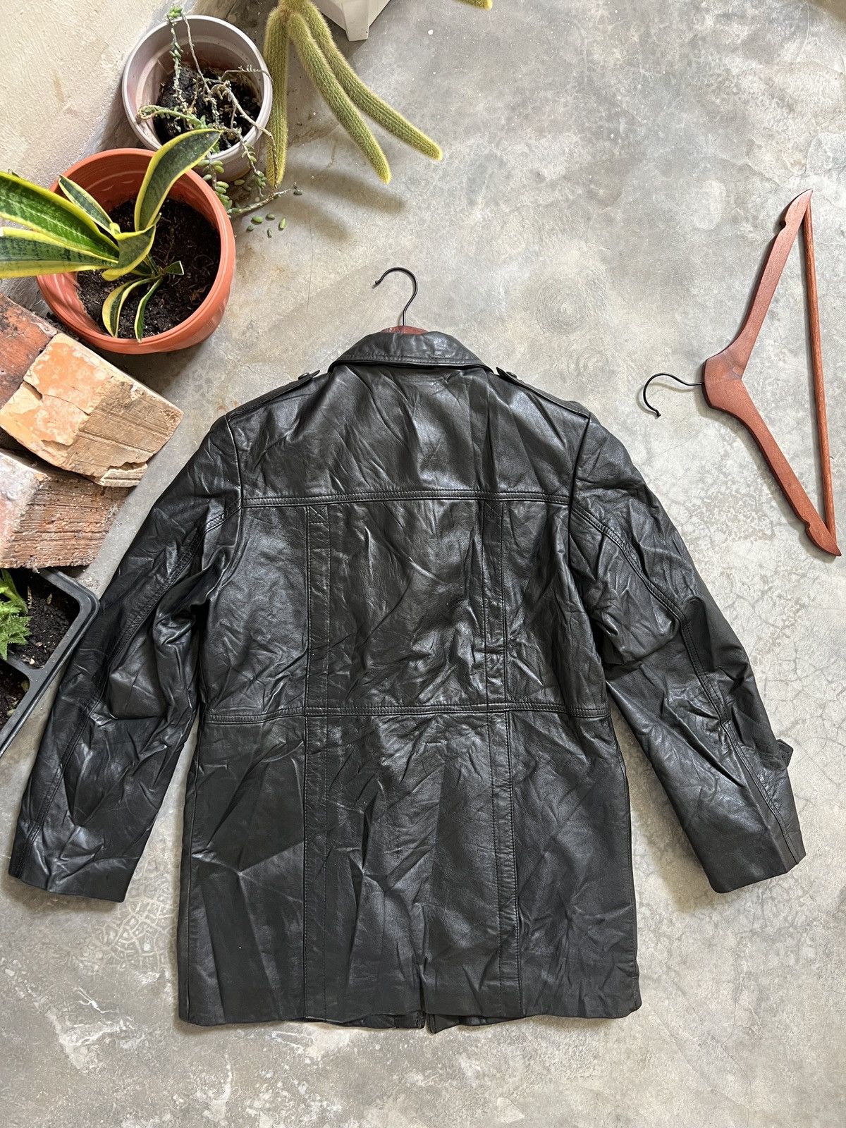 Japanese Brand STEALS 💫 Fully Leather Long Jacket Size US M / EU 48-50 / 2 - 4 Thumbnail