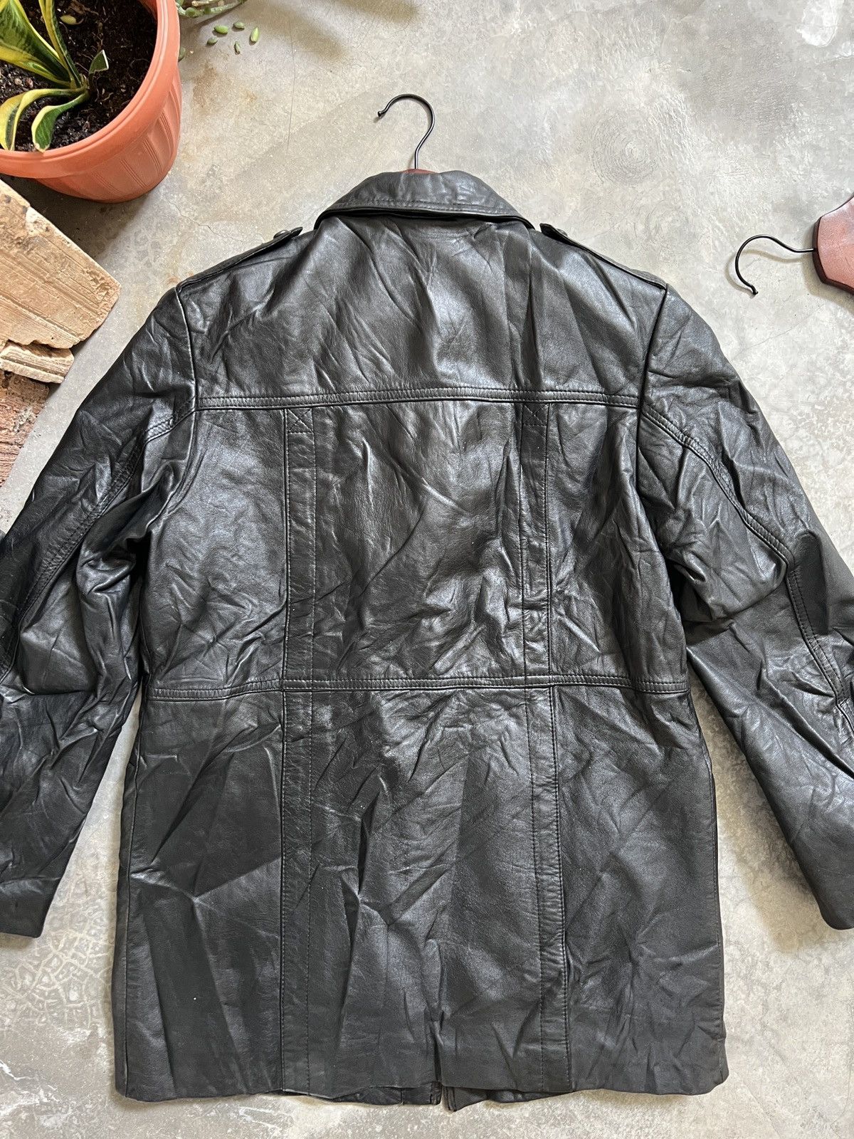 Japanese Brand STEALS 💫 Fully Leather Long Jacket Size US M / EU 48-50 / 2 - 5 Thumbnail