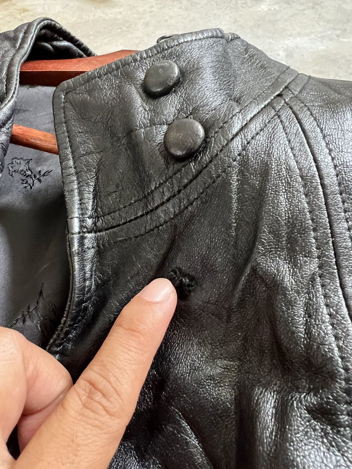 Japanese Brand STEALS 💫 Fully Leather Long Jacket Size US M / EU 48-50 / 2 - 19 Thumbnail