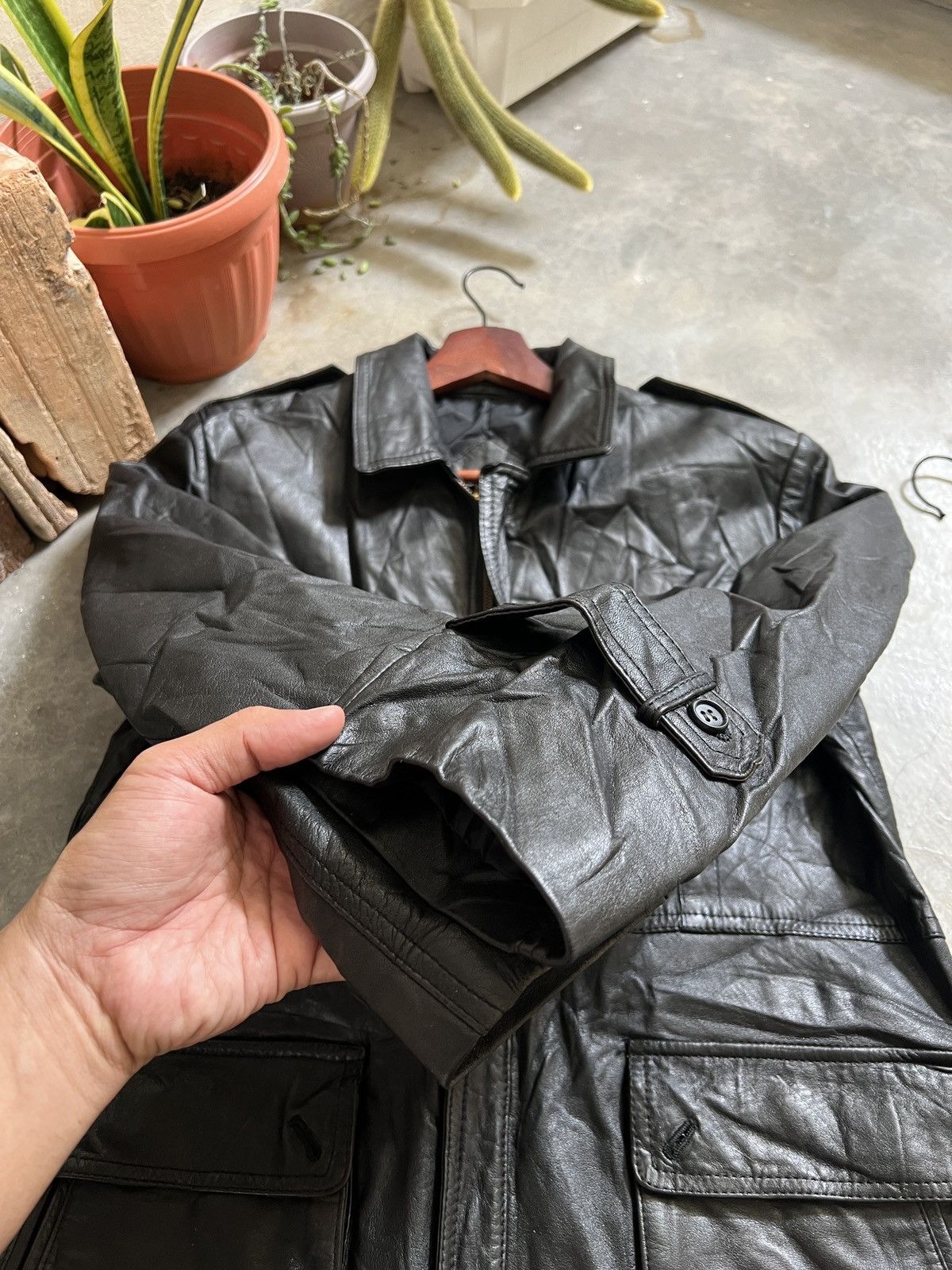 Japanese Brand STEALS 💫 Fully Leather Long Jacket Size US M / EU 48-50 / 2 - 13 Thumbnail